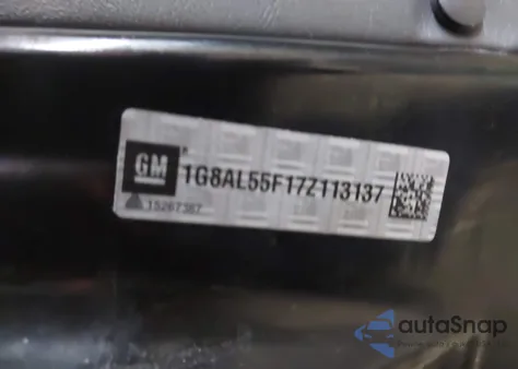 2007 Saturn Ion 3 из США, поврежденный, VIN 1G8AL55F17Z113137